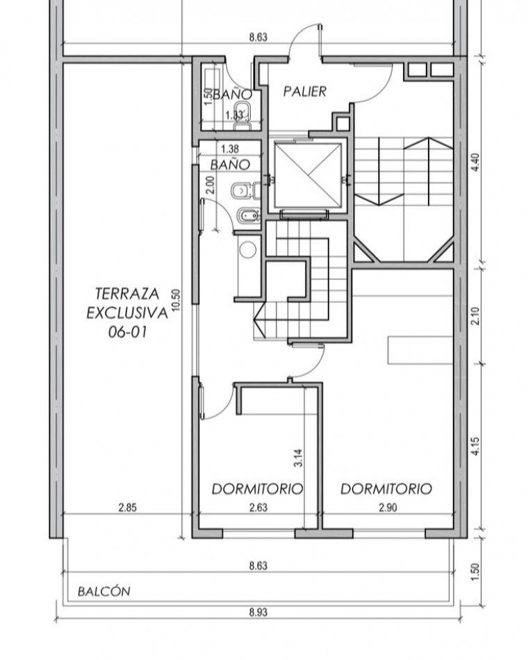Venta | Duplex 3 Dormitorios con terraza exclusiva | Alvear 543