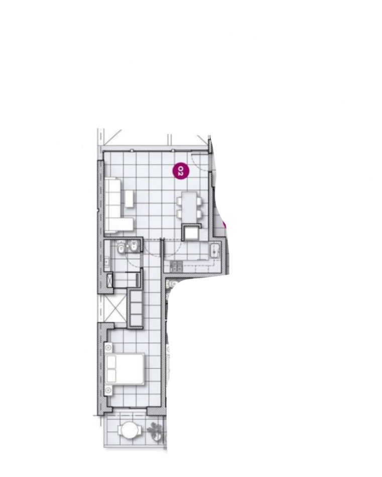 Venta | Departamento 1 Dormitorio con balcon | Rodriguez 1600