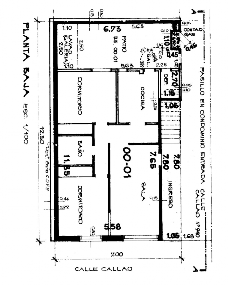 Venta | Departamento 2 Dormitorios con patio exclusivo | Callao 940